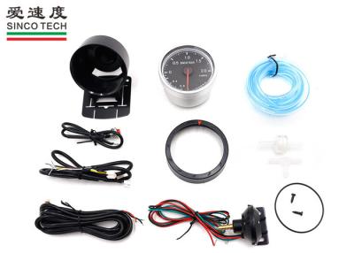 China Universal Turbo Boost Gauge 7 Color Backlight 60mm 12V With Warning Function for sale