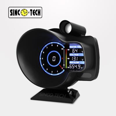 China 12v DO916 Race Car Gauges Speed Rpm Water Temperature Voltage Digital Display for sale