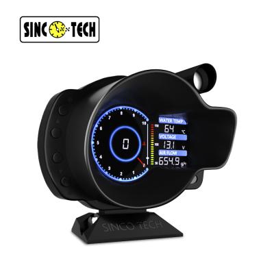 China DO916 Sinco Tech Dash Speed Obd2 Turbo Boost Gauge for sale