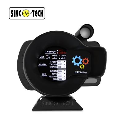 China DO916 Sinco Tech Dash Speed OBDII 	Water Temperature Gauge for sale