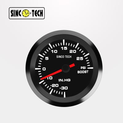China 638 Sensor White Sinco Tech Dash Digital Display SINCOTECH Boost Pressure Gauge for sale