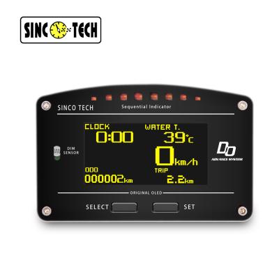 China OLED Display Car Dashboard Water Temperature Gauge DO907 for sale