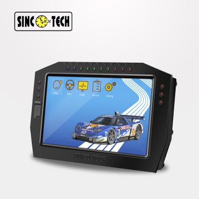 China 16VDC Car Dashboard Turbo Boost Gauge With LCD Liquid Crystal Display for sale