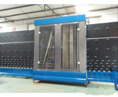 China Three Section Vertical Glass Washer ,  Industrial Glass Washing Machines Europe Design for sale
