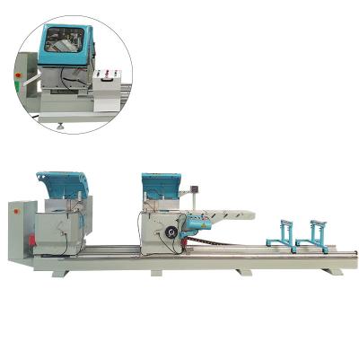 China 4.4Kw Door Aluminum Window Machine Double Head High Precision Cutting for sale