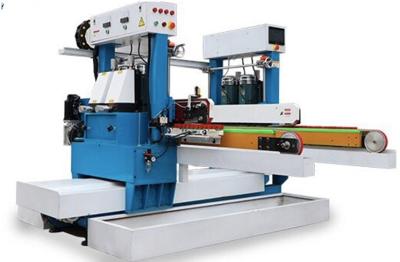 China Double Pencil Round Edge Grinding Glass Machine 7m / Min Grinding Speed for sale
