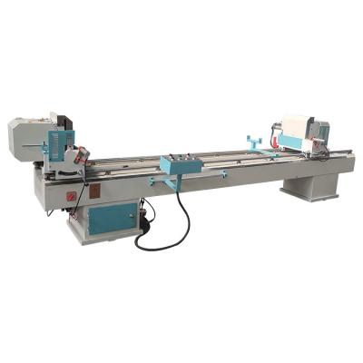 China Upvc Profile Pvc Machine Window Door Double Head Mitre Cutting Saw High Precision for sale