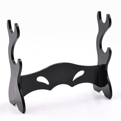 China Eco friendly Painting Metal Craft Accessories Stand Katana Stand Samurai Knife Holder ABS Desk Display Stand for sale