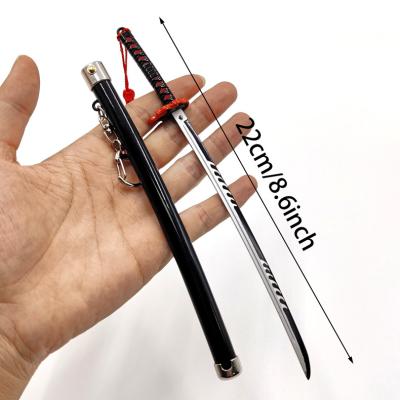 Chine Jouet populaire en métal d'épée d'anime dans le troisième génération Katana Keychain de tanjiro de tueur du Japon à vendre
