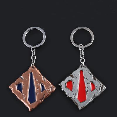 China DOTA 2 LOGO Metal Zinc Alloy Necklace Souvenir Gifts Alloy Chain Necklace for sale