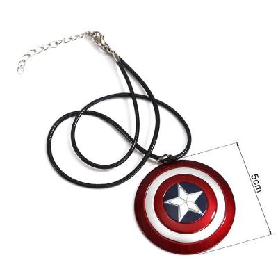 China Captain America Shield Zinc Alloy Pendants Superhero Suvenir Gift for sale