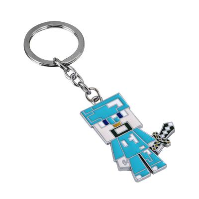 China Minecraft Character Metal Alloy Necklace / Blister Box  Alloy Chain Necklace for sale