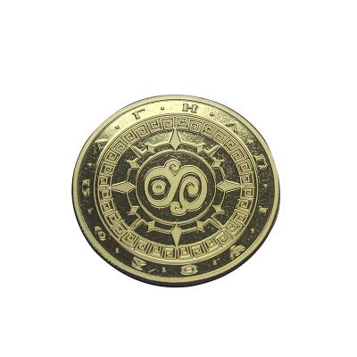 China Fabricante Collectible do crachá de Pin Badges Buttons Electroplating Gold da lembrança do metal à venda
