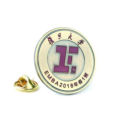 China School Memorial Brooch Souvenir Pin Badges For Jackets Badges Accessories Gifts for sale