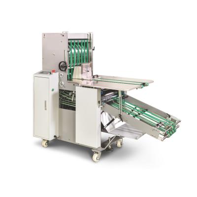 China Carpeta de papel de CP máquina de plegado de papel de prensa vertical entrega de apilamiento automático de apilamiento firmas de libro de encuadernación MBO en venta