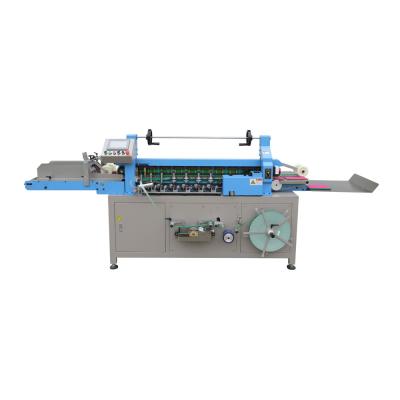 China HXCP 500ST Back Spine Taping Machine for Notebook Book Block Back Gauzing Spine Paper Pasting Machine for Exercise Book for sale