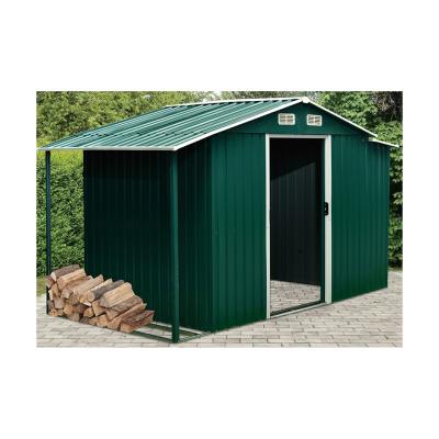 China 4x6 Pent Roof Shed , Mail Package 4x8 Metal Storage Shed for sale