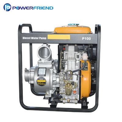 China Portable Electric Diesel Engine Water Pump , Diesel Powered Water Pump for sale