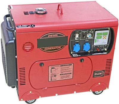 China Mobile Silent Diesel Generator Portable Electric Generator 6kv Hand Start for sale