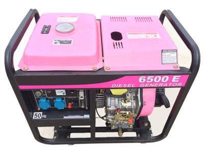 China Air Cooled Diesel Small Portable Generators Set 5kva 6kva 220v - 690v for sale