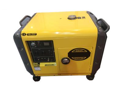 China Residential Small Diesel Generators / Portable Silent Generator 5kw 6kw with Air cooled for sale