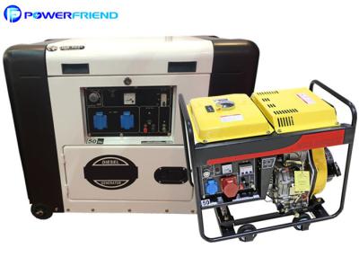 China 5000W Mobile Silent Small Portable Generators 6kva Generator With Wheels for sale