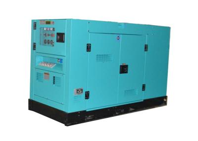 China Blue Color Diesel Engine Generator Set , Silent Liquid Cooled Diesel Generator for sale