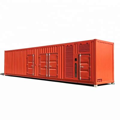 China 40FT Container Silent Generator Set , 1000kw 1250kva Water Cooled Generator With Cummins Engine for sale