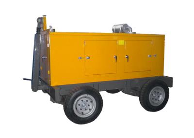 China Trailer Type Silent Generators 64kw 80kva Cummins Diesel  Movable With Wheels for sale