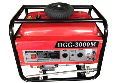 China Hand start small portable generators gasoline power 3000w CE certificate for sale