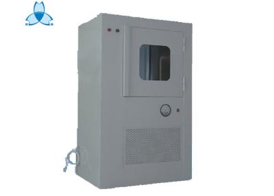 China Cold Rolled Steel Air Shower Pass Box  ,  Hepa Filtered Pass Through Box for sale