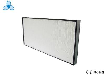 China Mini Pleated Panel Hepa Air Filter Polyurethane Sealant Rubber , Fiberglass Media for sale