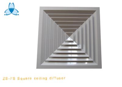 Chine Diffuseur carré en aluminium de fournisseur d'air de plafond à vendre