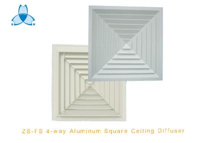 China Ceiling 24x24 Air Diffuser , Return Air Diffuser High Dust Holding Capacity for sale