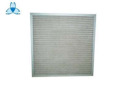 China Primary Efficiency Pre Air Filter , Plate Type Synthetic Fiber Air Filter Large Filtering Area for sale