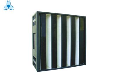 Chine Filtre à air rigide adapté aux besoins du client H10 - catégorie de filtre de cellules de V de la filtration H14 à vendre