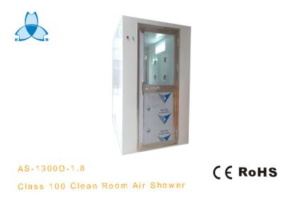 China Powder Coated Cleanroom Air Shower , Dust Free Room With Single Leaf Swing Doors for sale