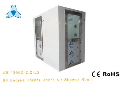 China L datilografa a chuveiro de ar do equipamento da purificação do ar da sala de limpeza portas do canto de 90 graus à venda