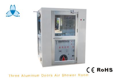 China White Clean Room Air Showers For Three Persons , W1700xD1500xH2100mm for sale
