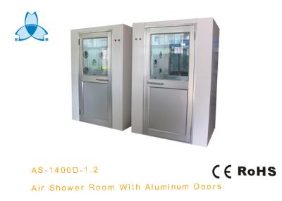 China W900MM White Air Shower Clean Room , Air Jet Shower With Electric Lock for sale
