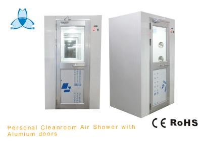 China Automatic Blowing Cleanroom Air Shower With W730mm Aluminum Swing Door , 1230mm Width for sale