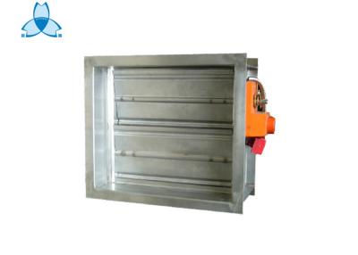 China Sección opuesta automática Installatio fácil de la base del apagador del tubo de aire de la HVAC de la cuchilla en venta