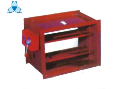 China Manual Reset Adjustable Hvac Fire Damper Fusing Temperature 70℃ / 280 ℃ for sale