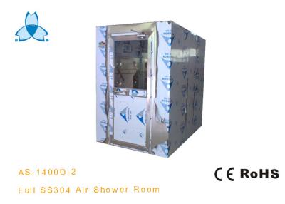 China Full SUS304 Automatic Cleanroom Air Shower For 4 Persons With Three Sides Blowing for sale