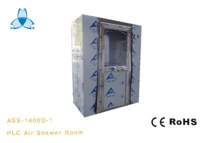 China PLC Control Stainless Steel Clean Room Air Shower Room With Alcohol Spring Machine for sale