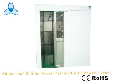 China Derecho a través de ducha de aire de acero pintada del sitio limpio con acero inoxidable 304 puertas en venta