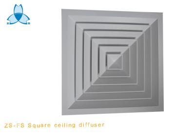 China Custom Ceiling Air Diffuser 600x600mm For Bathrooms Kitchens And External Walls for sale