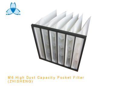 China M6 High Dust Capacity Self Supporting Pocket HEPA Air Filter For Gas Turbines for sale