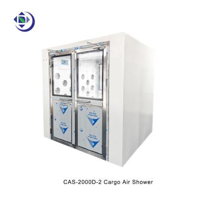 China Low-Noise Cleanroom Air Shower with Automated Operation for passing materials and cart , powder coated steel for sale