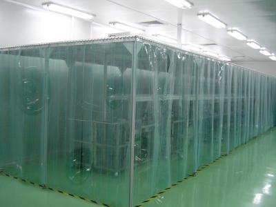 China Aluminum Alloy / Stainless Steel Clean Room Equipment PVC Softwall Clean Booth for sale